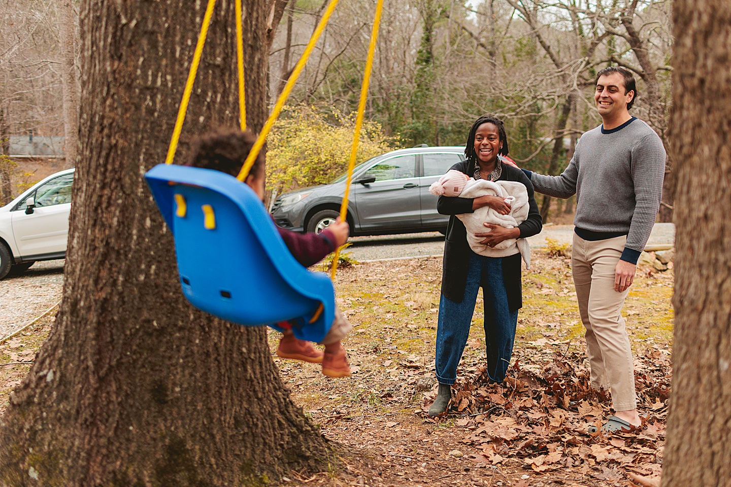 Family Photographer - Alex + Danielle // At-Home Family Photos