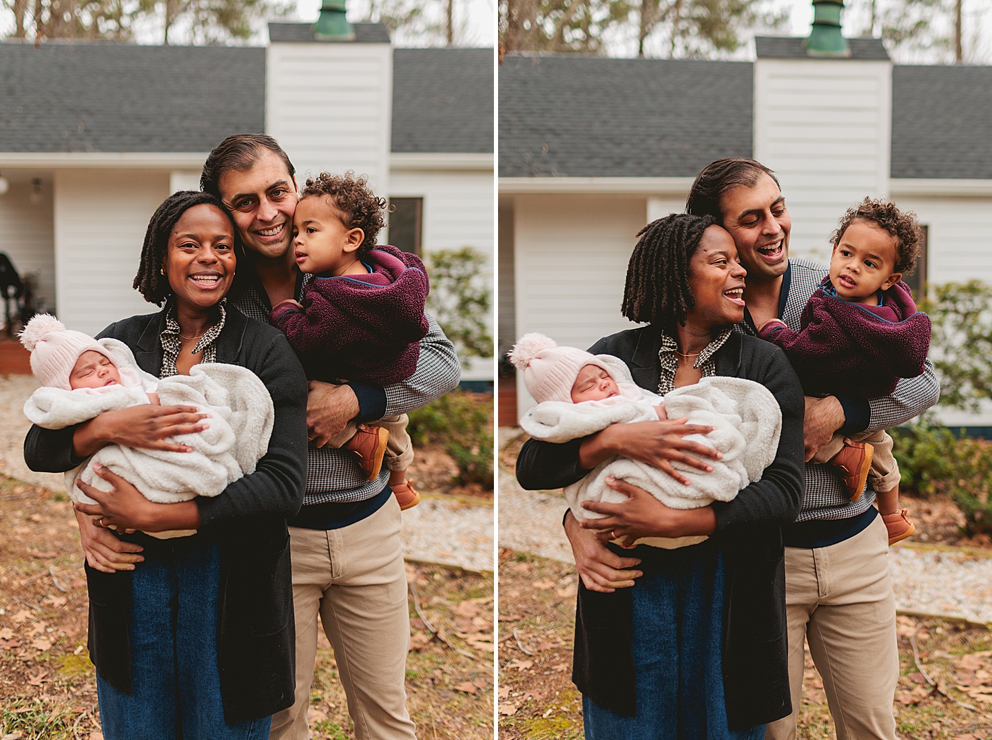 Family Photographer - Alex + Danielle // At-Home Family Photos
