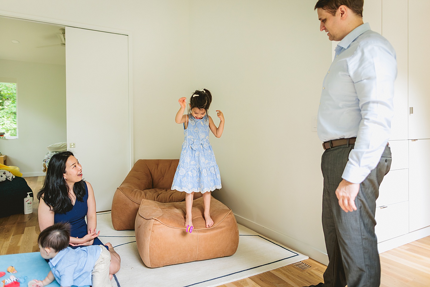 Family Photographer - At Home Family Session