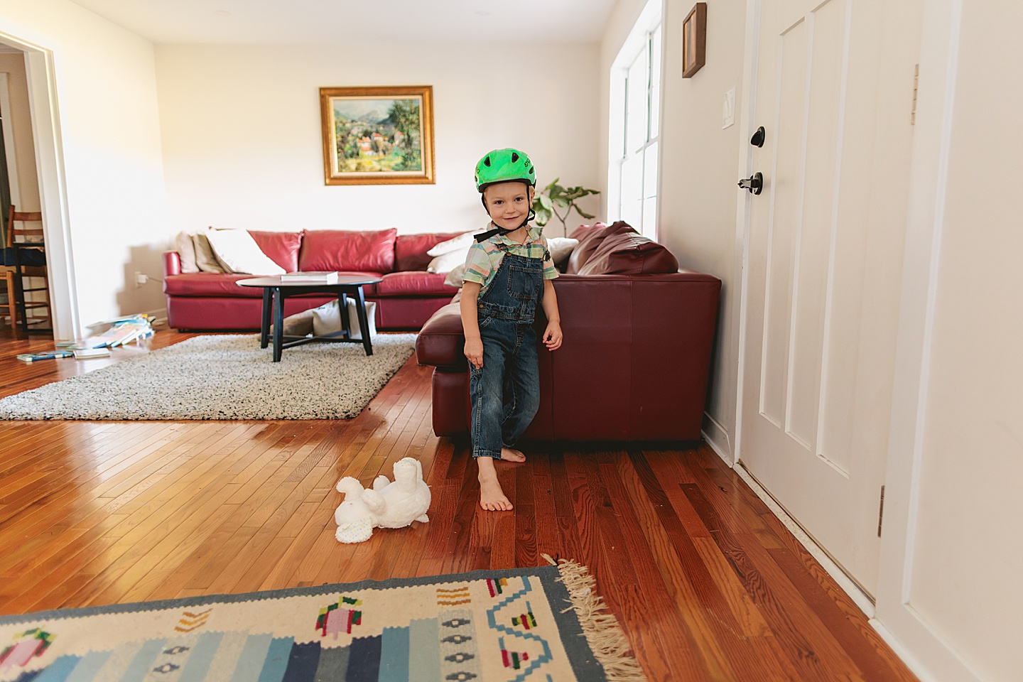 Family Photographer - Allison + Nathaniel // At Home Family Photo Session