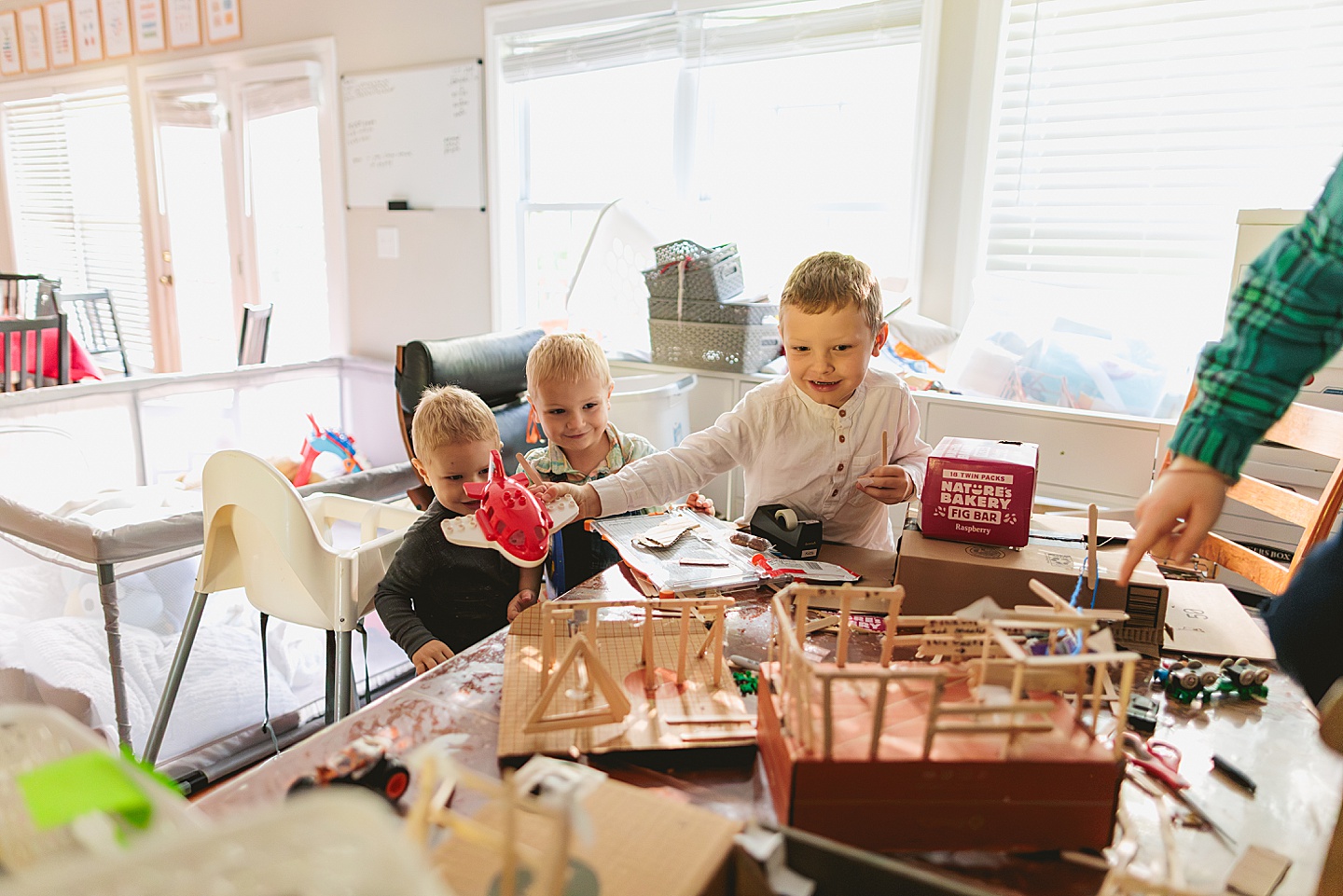 Family Photographer - Allison + Nathaniel // At Home Family Photo Session