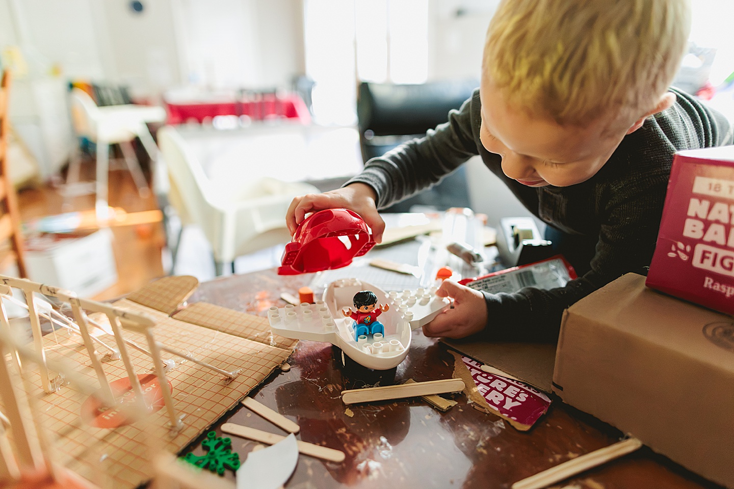 Family Photographer - Allison + Nathaniel // At Home Family Photo Session