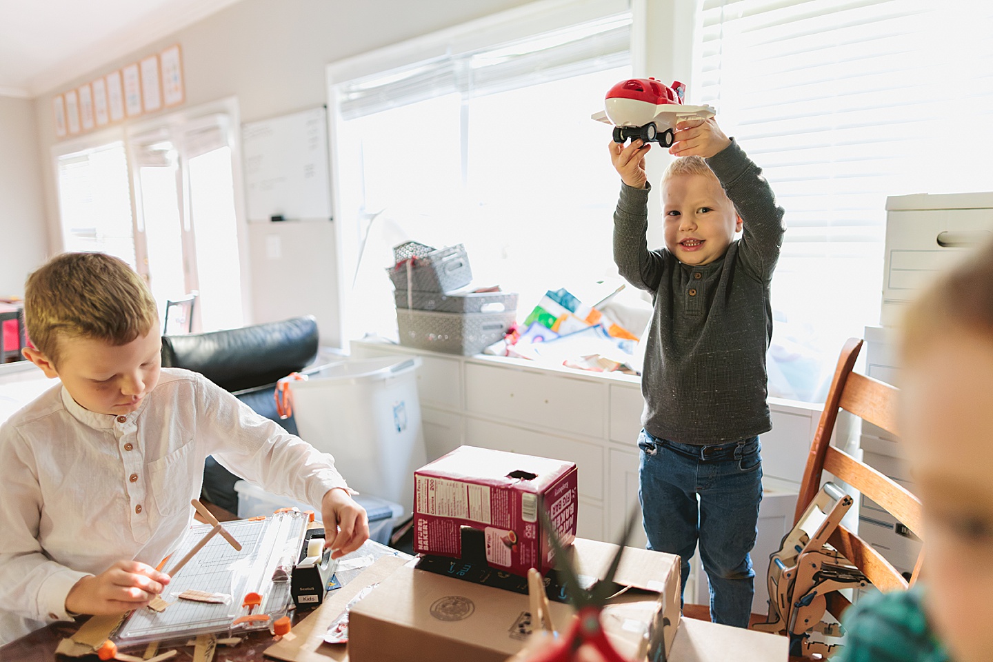 Family Photographer - Allison + Nathaniel // At Home Family Photo Session