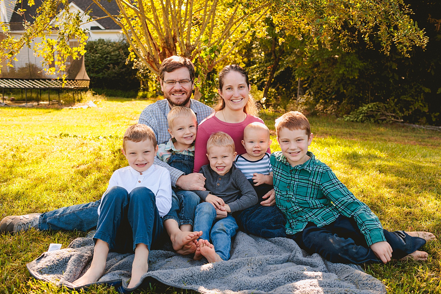 Family Photographer - Allison + Nathaniel // At Home Family Photo Session