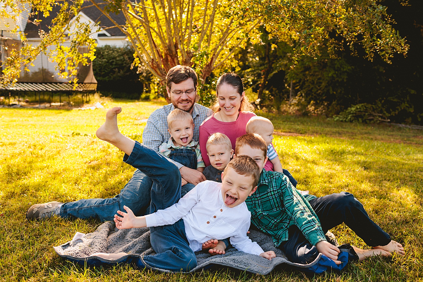 Family Photographer - Allison + Nathaniel // At Home Family Photo Session
