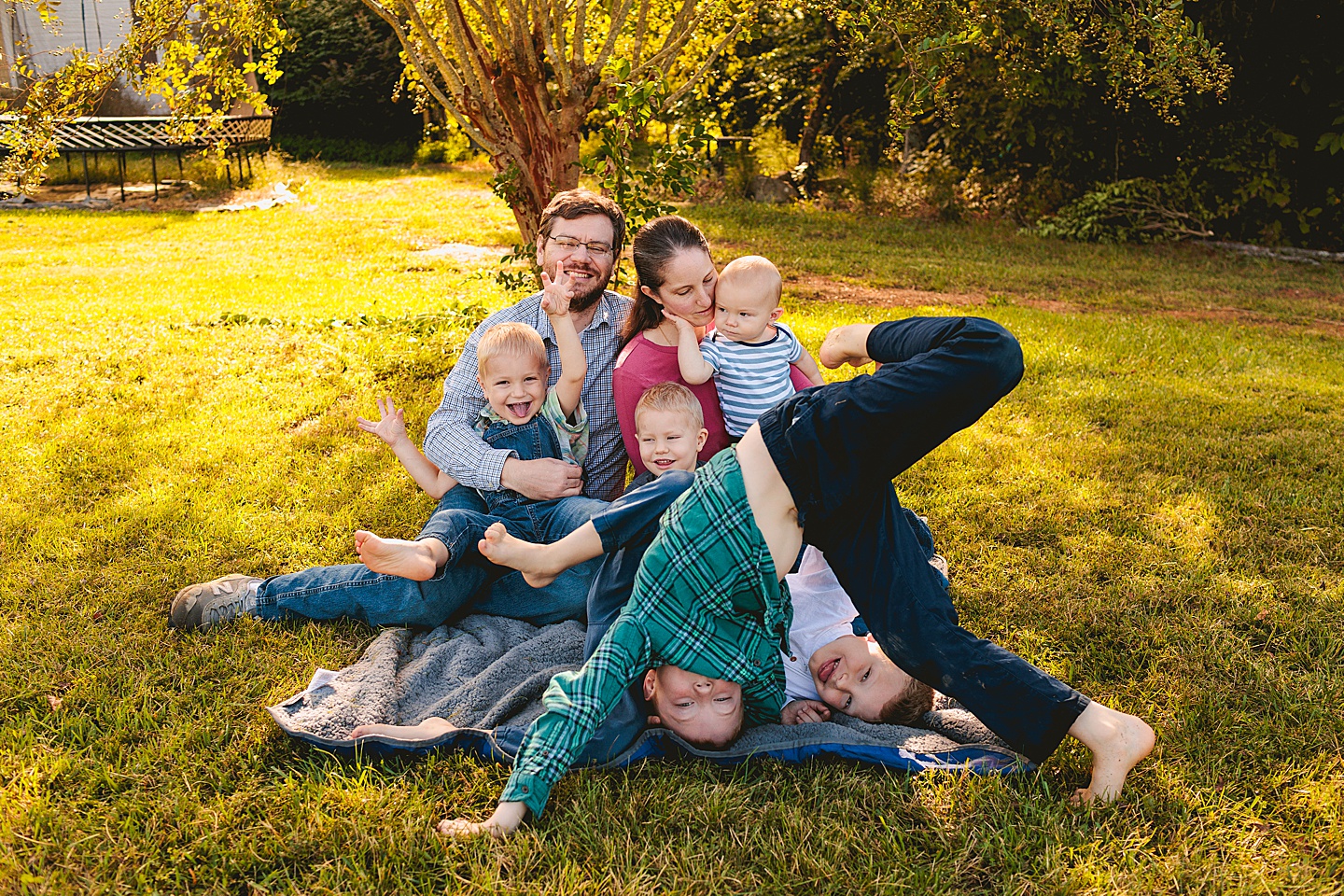 Family Photographer - Allison + Nathaniel // At Home Family Photo Session
