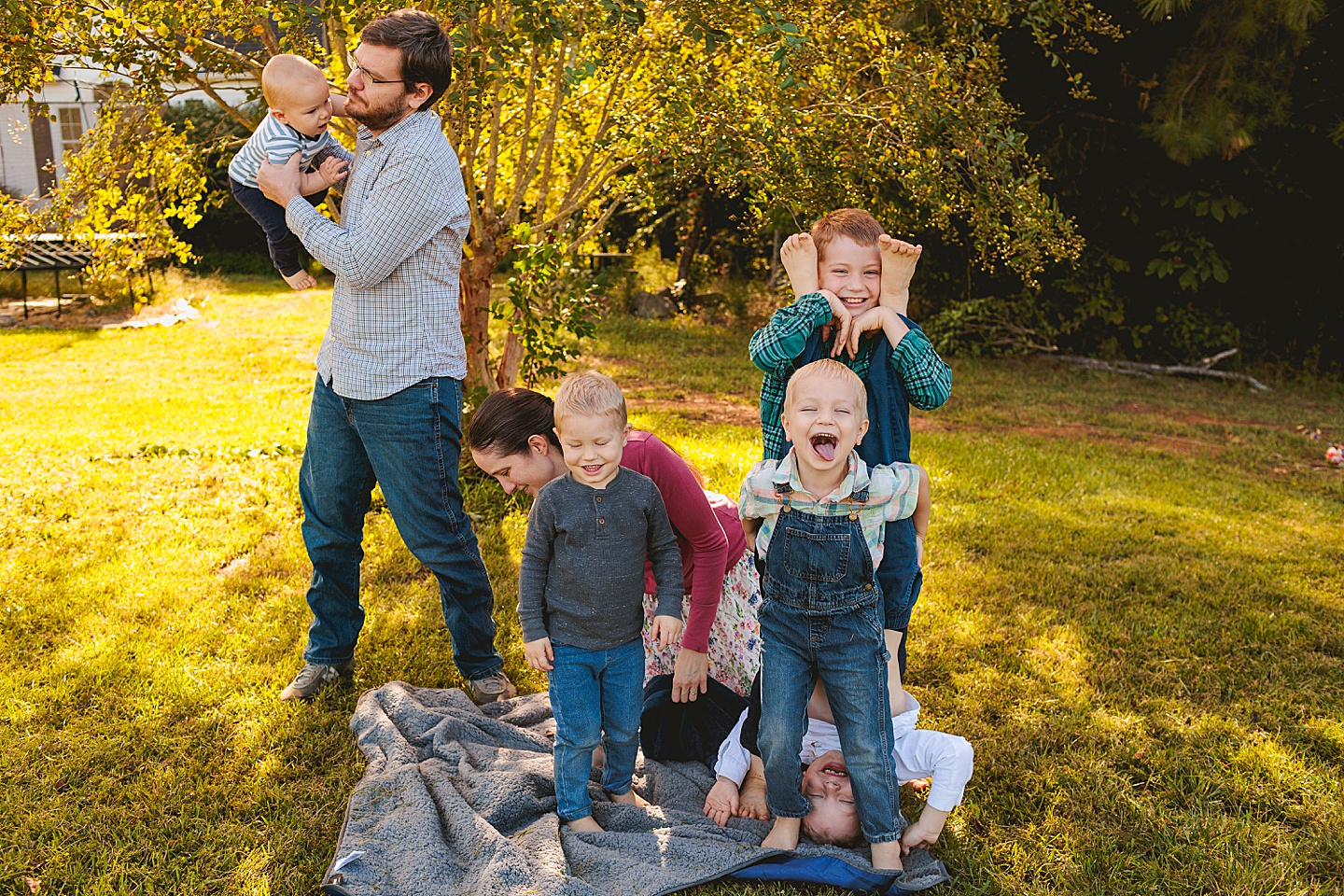 Family Photographer - Allison + Nathaniel // At Home Family Photo Session