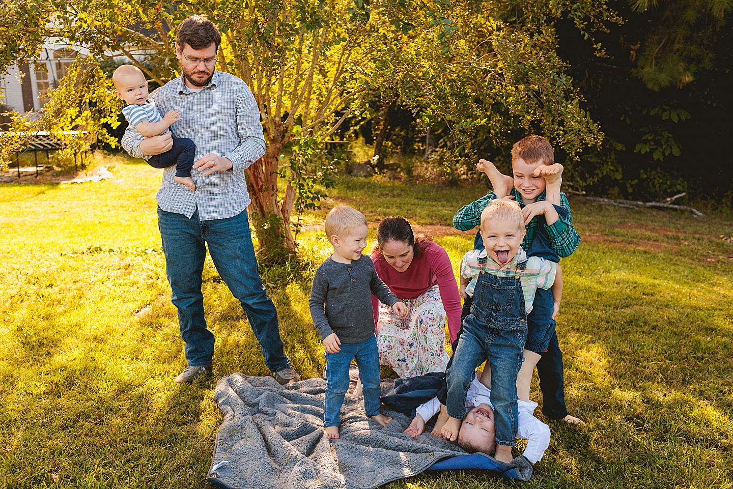 Family Photographer - Allison + Nathaniel // At Home Family Photo Session