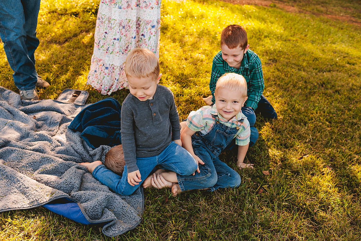 Family Photographer - Allison + Nathaniel // At Home Family Photo Session