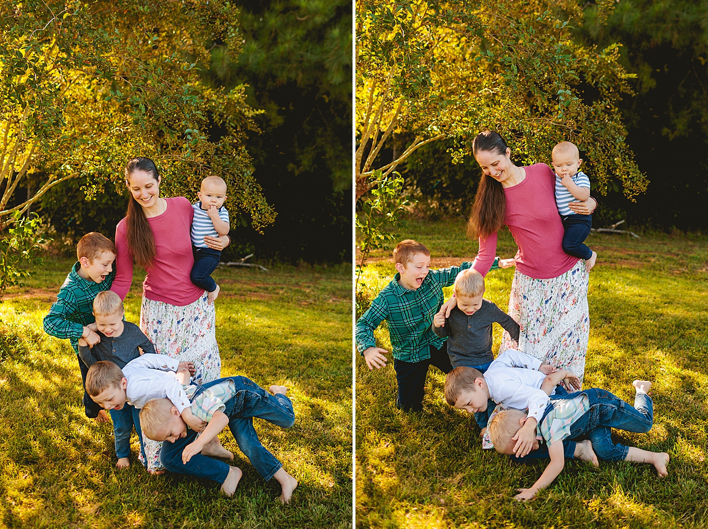 Family Photographer - Allison + Nathaniel // At Home Family Photo Session