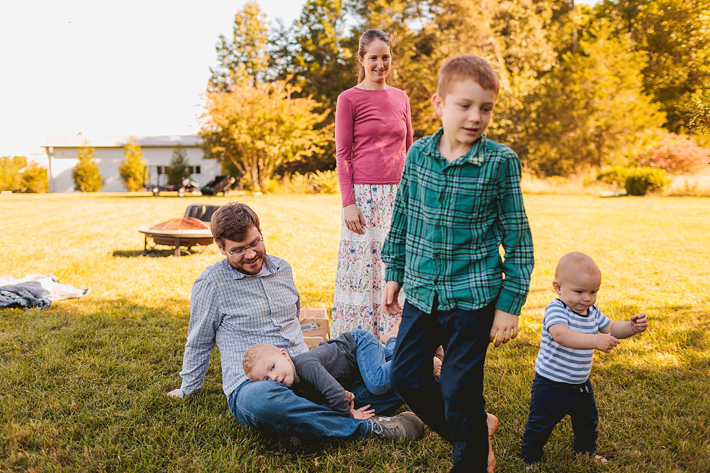 Family Photographer - Allison + Nathaniel // At Home Family Photo Session