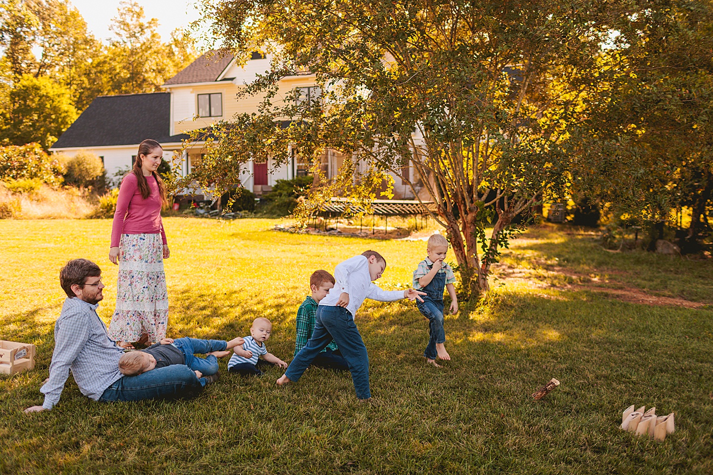 Family Photographer - Allison + Nathaniel // At Home Family Photo Session
