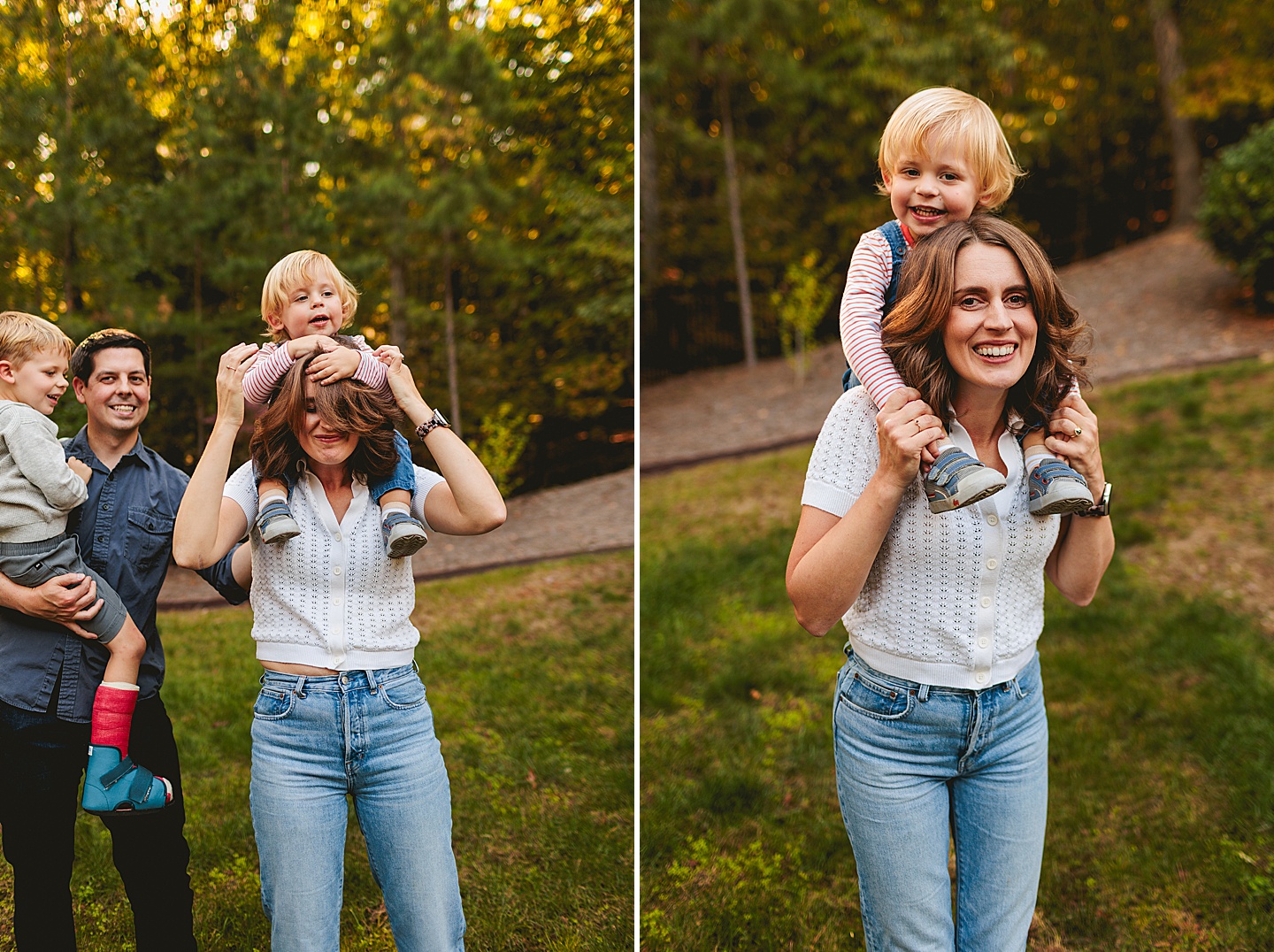 Family Photographer - Liz + Tommy // Durham Family Photographers